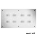 Almar Rectangular Temptation E044088 Chrome – Κεφαλή Οροφής Εντοιχισμού Almar Κεφαλές