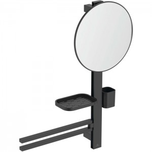 Ideal Standard ALU+ Beauty Bar M Καθρέπτης μπάνιου BD588XG Silk Black Φ32