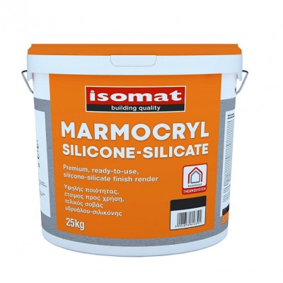 Isomat Marmocryl Silicone-Silicate Fine 25 kg Παστώδης Σοβάς 
