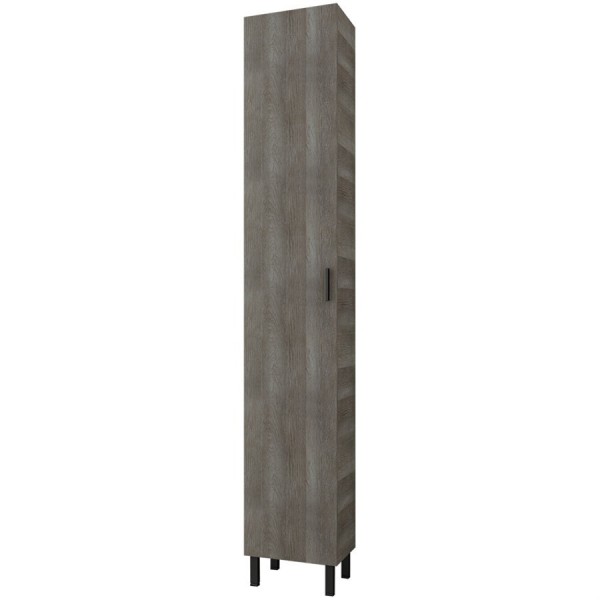 Drop Side Cabinet Gray Στήλη Μπάνιου 30 cm Επιδαπέδια Columns