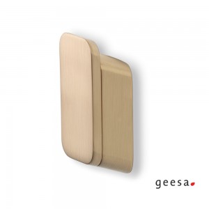 Geesa Shift Άγκιστρο Μονό 3 εκ. Gold Brushed 9967-201