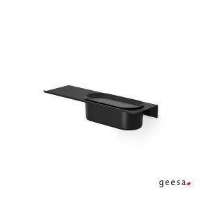 GEESA LEEV ΕΤΑΖ.40cm ΜΕ ΜΠΟΥΚ/ΘΗΚΗ 22,5 εκ. BLACK MATT 8220/40-400