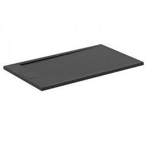 Ideal Standard Ultra Flat S i LIFE ντουσιέρα τεχνητής πέτρας ορθογώνια T5240FV Black 100x70