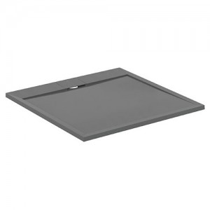 Ideal Standard Ultra Flat S i LIFE ντουσιέρα τεχνητής πέτρας τετράγωνη T5227FS Grey 90x90