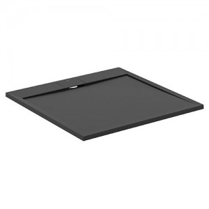 Ideal Standard Ultra Flat S i LIFE ντουσιέρα τεχνητής πέτρας τετράγωνη T5234FV Black 100x100