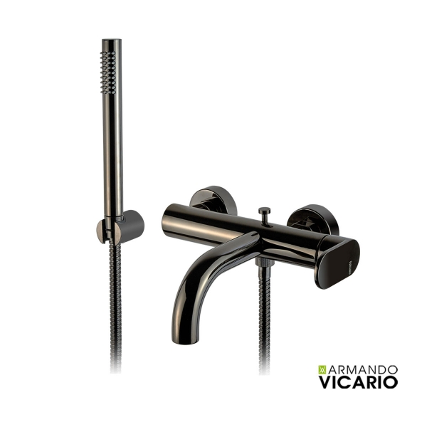ARMANDO VICARIO SLIM ΜΠΑΤΑΡΙΑ ΛΟΥΤΡΟΥ BLACK CHROME 500100-405 Slim Tuscany Brass / Black Chrome