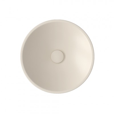 Bianco Ceramica Lupo Color 33010-311 Ivory Matt Φ45cm Επιτραπέζιος Νιπτήρας