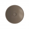 Ειδη Υγιεινης - Bianco Ceramica Lupo Color 33010-530 Taupe Matt Φ45cm Επιτραπέζιος Νιπτήρας