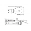 Wirquin Slim Φ90 50158 Βαλβίδα/Σιφών Ντουζιέρας Shower valves,