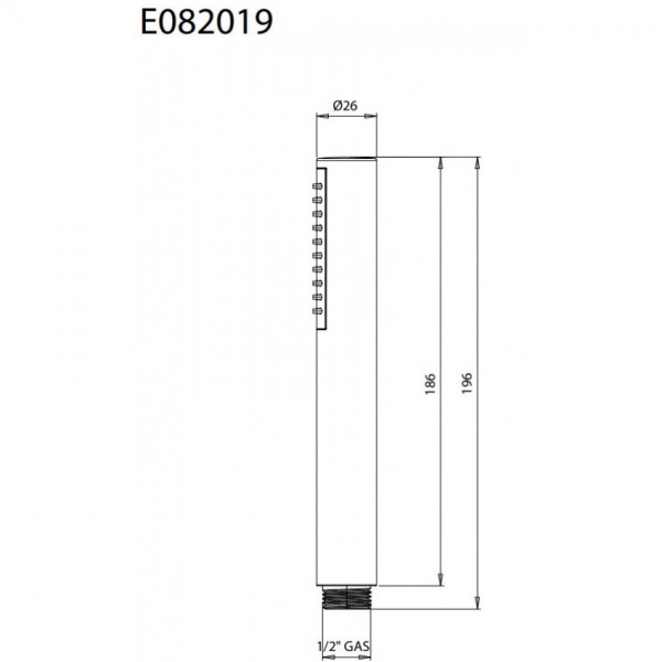 Eurorama C10131-110+ E082019-110+ 37-110 Inox Τηλέφωνο Ντους Με Παροχή Νερού Και Σπιράλ Κομπλέ Σειρά New Tech Inox
