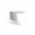 Bianco Ceramica Enzo Rimless 55,5 Λεκάνη Κρεμαστή  White Matt NZ11500SC-301 Λεκάνες Bianco Ceramica
