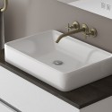 Επιπλα Μπανιου - Drop LUXUS 80 White έπιπλο μπάνιου κρεμαστό με καθρέπτη Led Luxus 