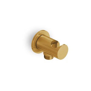 Eurorama Eletta Chester - (gold brushed) Επίτοιχη Παροχή Νερού Με Στήριγμα Τηλεφώνου Χρυσό Brushed C10131-201