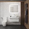 Ideal Standard MIRRORS & LIGTHS Καθρέπτης μπάνιου 70X70 cm με διακοσμητικό φωτισμό T3335BH