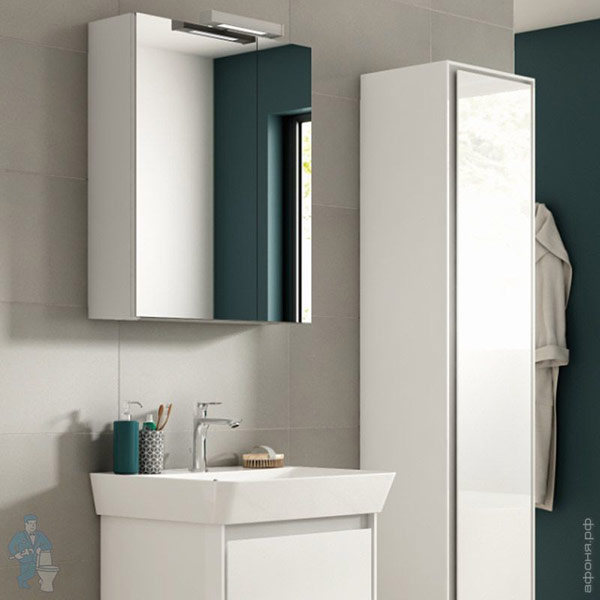 Ideal Standard MIRRORS & LIGTHS Καθρέπτης μπάνιου - έπιπλο Basic 50 cm T3588AL Αλουμίνιο ματ