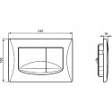 Ideal Standard ProSys Solea M2 πλακέτα 2 λειτουργιών για καζανάκι R0109AC Λευκό Ideal Standard