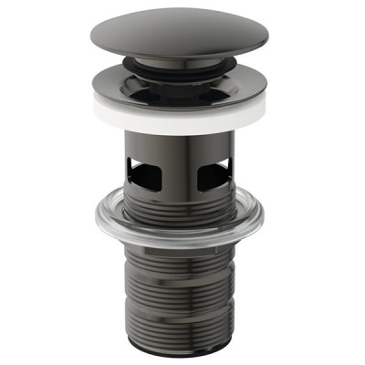 Ideal Standard IDEALRAIN Βαλβίδα τύπου Clicker για νιπτήρες με υπερχείλιση E1482A5 magnetic grey
