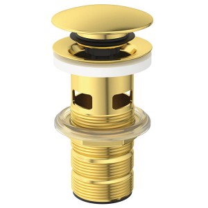 Ideal Standard IDEALRAIN Βαλβίδα τύπου Clicker για νιπτήρες με υπερχείλιση E1482A2 brushed gold