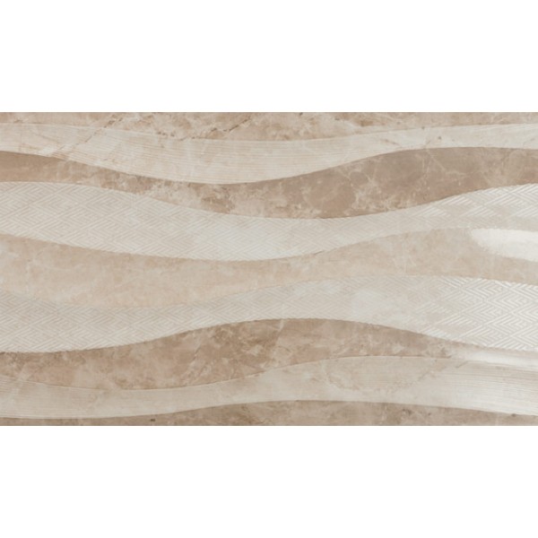 Πλακακια - Karag Decor Eleganza Waves Taupe 33,3x55cm Πλακάκι τοίχου