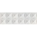 Karag Koke Relieve Bianco 20x60cm Πλακάκι τοίχου μπάνιου & κουζίνας 