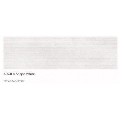 Karag Argila Shape White 25x80cm Πλακάκια τοίχου Κουζίνας / Μπάνιου