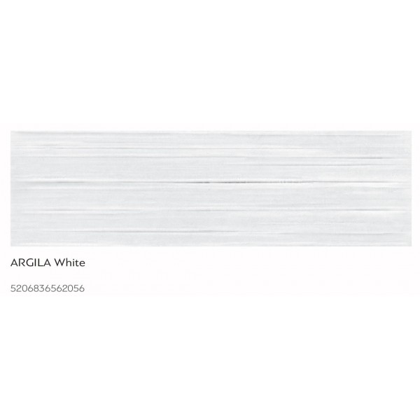 Karag Argila White 25x80cm Πλακάκια τοίχου Κουζίνας / Μπάνιου