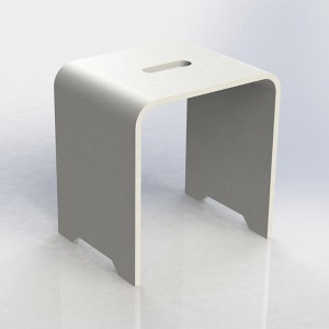 Sirene Ακρυλικά ”Avonite”Καθίσματα Μπάνιου Design Με Χρώμα λευκό Ματ DES3831-301
