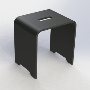 Sirene Ακρυλικά ”Avonite”Καθίσματα Μπάνιου Design Με Χρώμα Μαύρο Ματ DES3831-401