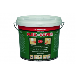 Flex-Cover Isomat  Eλαστικός στόκος δύο συστατικών για σφράγιση αρμών και ρωγμών 2,6 kgr