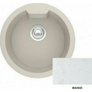 Sanitec Ultra Granite 810 Ένθετος Νεροχύτης 51x51cm Bianco