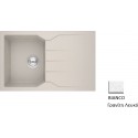 Νιπτηρες - Sanitec Ultra Granite 807 Ένθετος Νεροχύτης 79x50cm Bianco