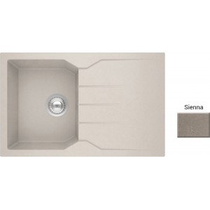 Sanitec Ultra Granite 807 Ένθετος Νεροχύτης 79x50cm Sienna