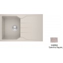 Νιπτηρες - Sanitec Ultra Granite 807 Ένθετος Νεροχύτης 79x50cm Sabbia