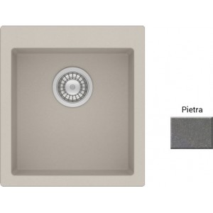Sanitec Ultra Granite 813 Ένθετος Νεροχύτης 45x50cm Pietra