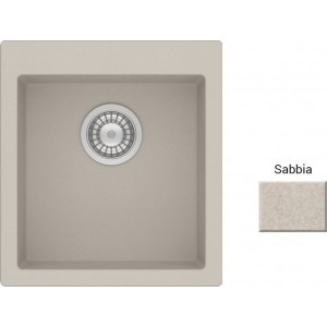 Sanitec Ultra Granite 813 Ένθετος Νεροχύτης 45x50cm Sabbia