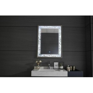 Gloria Victoria Led Touch Ορθογώνιος Καθρέπτης Μπάνιου Με Φως 60X80cm 77-0195