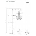 Κολώνα Ντους - Eurorama 51400R-400 - Ματ Μαύρο (χωρίς μπαταρία) EURORAMA