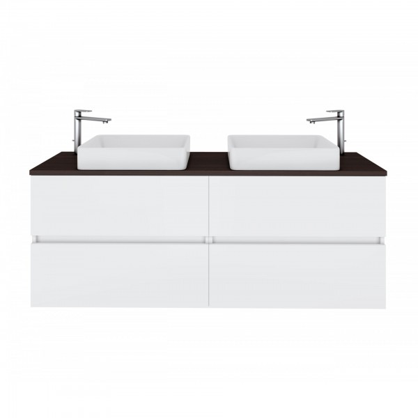 Drop LUXUS 160 White – 1 έπιπλο μπάνιου κρεμαστό με καθρεπτη Luxus 