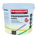 ISOMAT PROFESSIONAL ACRYL  9 lt Aκρυλικο χρωμα εξωτερικης χρησης  νεα συνθεση PROSFORES