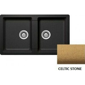 Sanitec Classic 334 Ένθετος Νεροχύτης 86x50cm Granite Celtic Stone