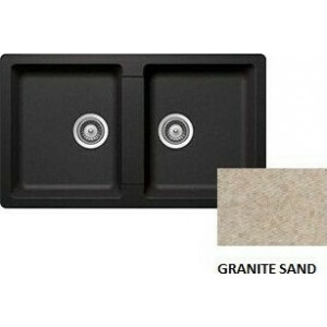Sanitec Classic 334 Ένθετος Νεροχύτης 86x50cm Granite SandSanitec Classic 334 Ένθετος Νεροχύτης 86x50cm Granite Sand