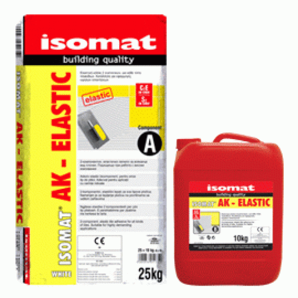 Κολλες Πλακιδιων - ISOMAT AK-ELASTIC ( δύο συστατικών κόλλα πλακιδίων) ISOMAT