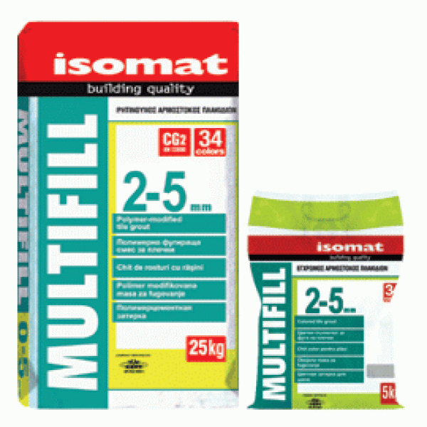MULTIFILL 2-5 (Έγχρωμος αρμόστοκος πλακιδίων) ISOMAT