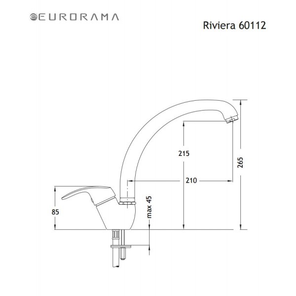 Eurorama Riviera 60112 Μπαταρία Κουζίνας