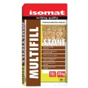 Isomat MULTIFILL-STONE 25 kg Καστανό Έγχρωμο Ρητινούχο Τσιμεντοκονίαμα Για Κτίσιμο Και Αρμολόγηση Πέτρας
