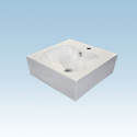 Ειδη Υγιεινης - Kerafina Apple ΕΜ.1339 47.5x47.5x17 cm Επιτραπέζιος Νιπτήρας