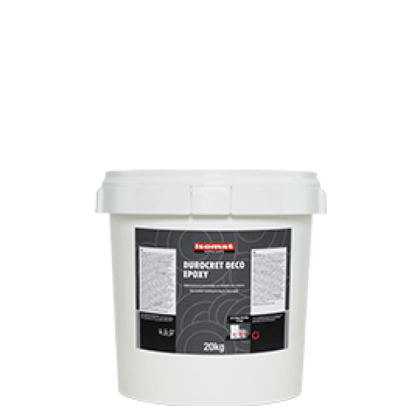 Isomat DUROCRET-DECO EPOXY 20 kg Λευκό Εποξειδική Έγχρωμη Πατητή Τσιμεντοκονία Για Δάπεδα Και Τοίχους