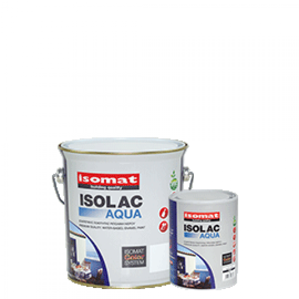 Isolac Aqua Satin Isomat 0,75 lt  Εξαιρετικής ποιότητας ριπολίνη νερού