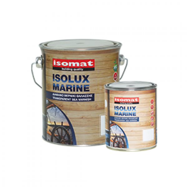 Isomat Isolux marine Διάφανο βερνίκι θαλάσσης 0,75 LT satine Ξυλοπροστασιες Ιsomat