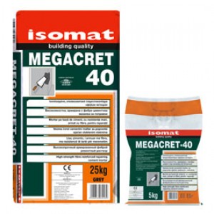 Isomat MEGACRET-40 5 kg Ινοπλισμένο Επισκευαστικό Τσιμεντοκονίαμα Υψηλών Αντοχών
